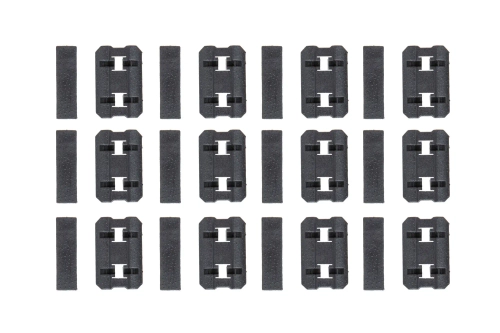 Set van beschermpanelen MLOK Double Bell Zwart