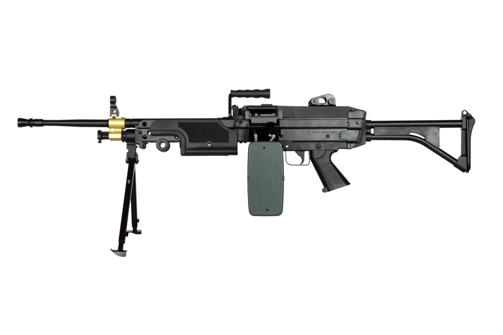 Replika karabinu maszynowego SA-249 MK1 EDGE™ - Czarny