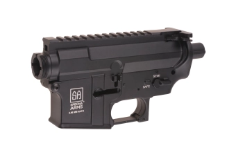 Metal Receiver (MP129B) for M4 Assault Rifle Replicas - SA Logo