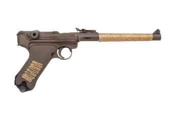 Pistol 08 L Parabellum Gas Pistol Replica - Corpo Wars (Nameless)