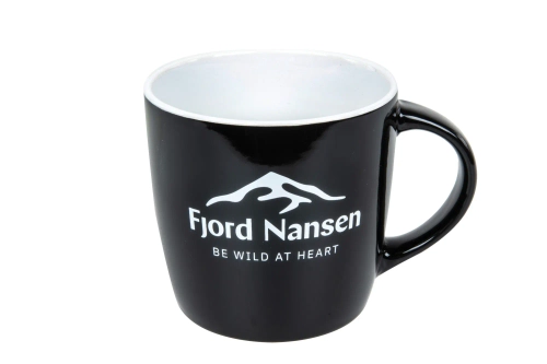 Hrnček Fjord Nansen Viking 330ml Černý