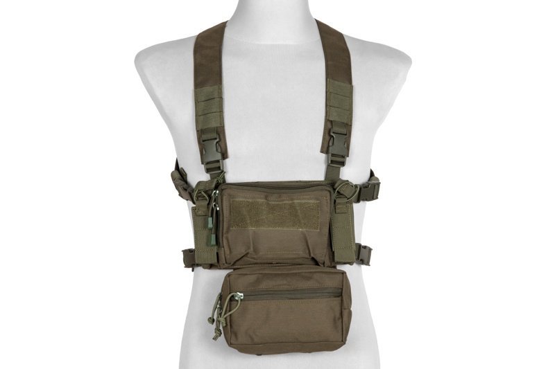 Rychlá vesta Chest rig II PLUS - olivově zelená
