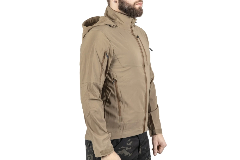 Chaqueta Softshell Emerson Blue Label 'Fog' coyote brown
