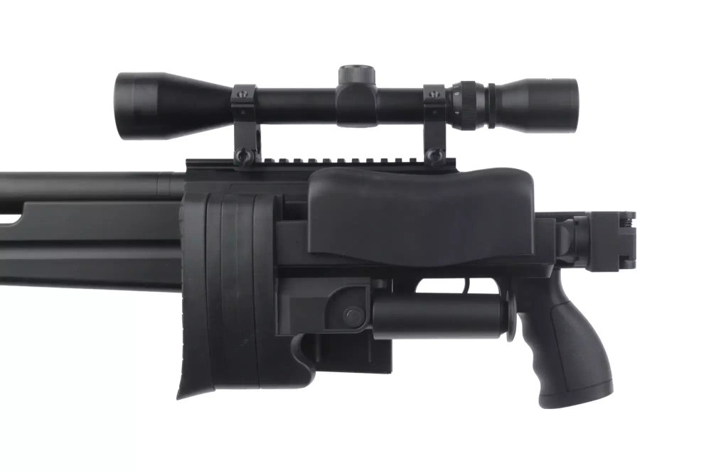 Airsoftová odstřelovací puška MB4414D - černá