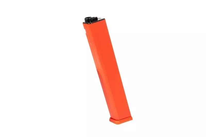 Zásobník Mid-Cap 130 kuliček pro airsoftové zbraně Nemesis - červený