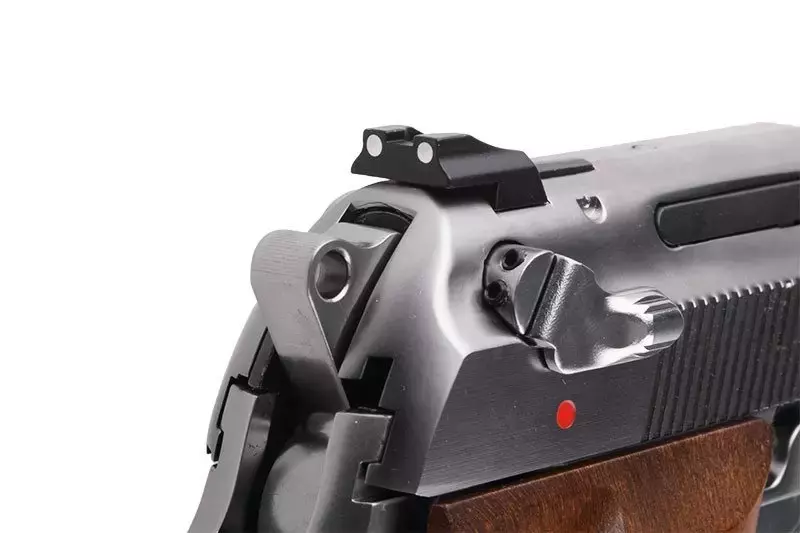 Replika pistole Samurai Edge Standard V.2 M9 Full Auto - stříbrná