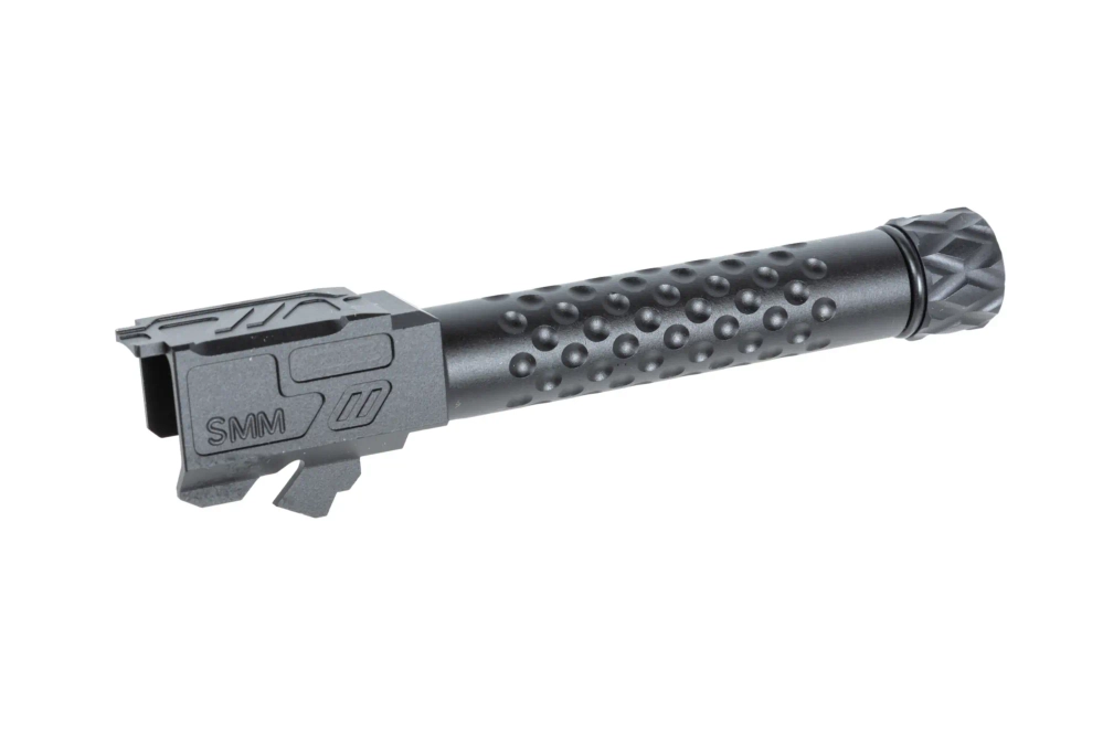 Aluminiowa lufa zewnętrzna 5KU do replik Umarex G19 GBB Czarna