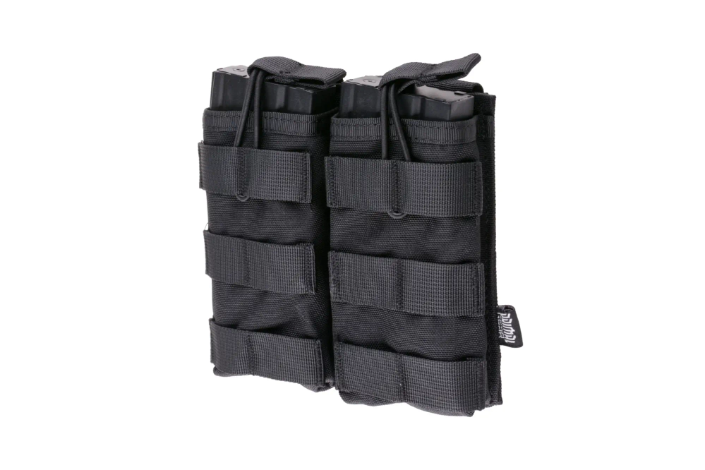 Double Open I Pouch for AK/M4/G36 Magazines - Black