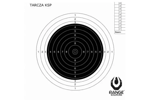 KSP Sports Carbine 50m Target - 100 Pcs