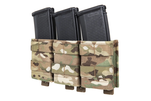 Triple open magazine pouch 7.62 mm Wosport MC