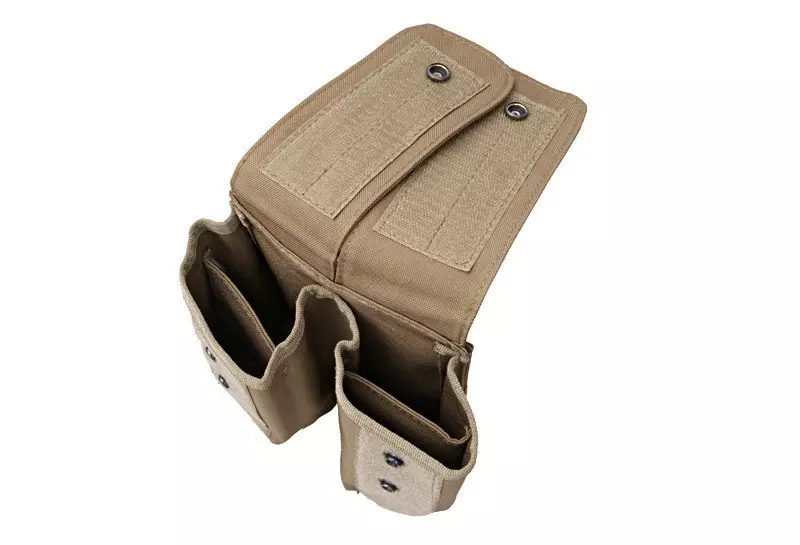 Pochette double pour chargeurs type AK - tan