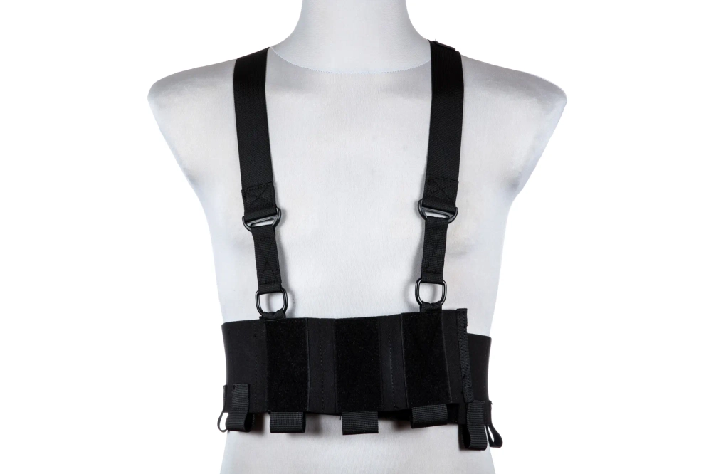 Kamizelka Low-Vis typu Chest Rig - Czarna