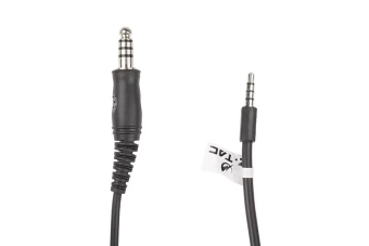Câble mini jack 3,5 mm vers fiche militaire