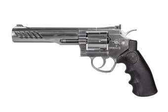 Réplique de revolver TITAN 6'' - Platine (OUTLET)