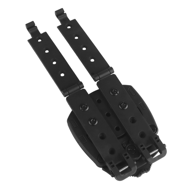 Adaptateur d'holster tactique universel à 360 degrés Wosport GB-ACC-21 Noir