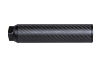 Karbonowy tłumik dźwięku Silverback Airsoft Medium 14mm CCW