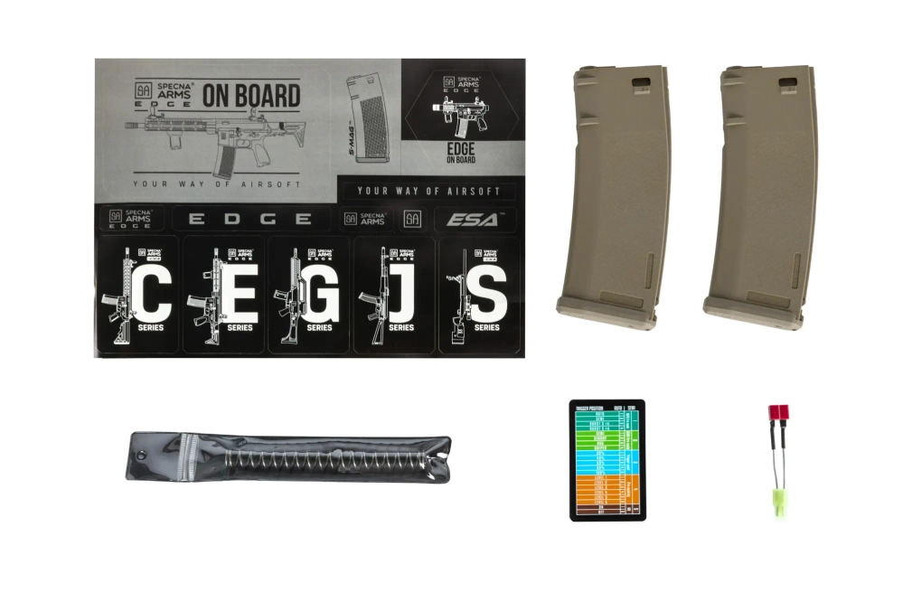 Karabinek ASG Specna Arms SA-E14-H EDGE™ Heavy Ops Stock HAL ETU™ Half-Tan