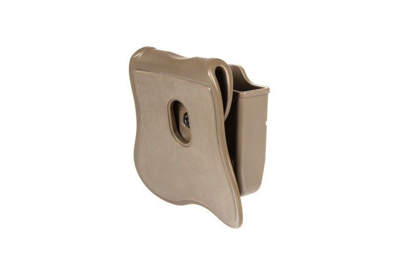 Funda doble para cargadores pistola owe type Beretta - Tan