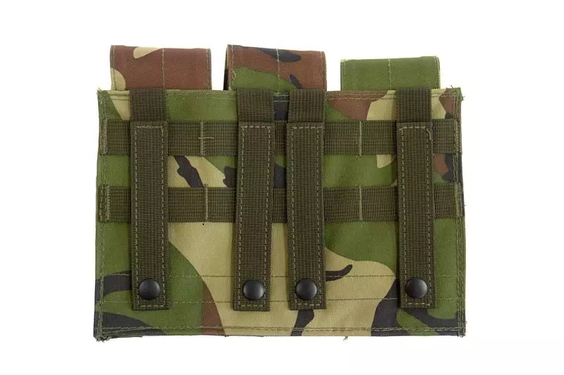 Pochette triple pour chargeurs type M4/M16 - boisé