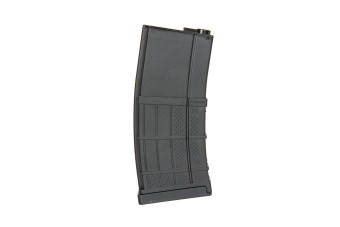 Polímero cargador mid-cap LT 130 bolas para réplicas M4/M16 - negro