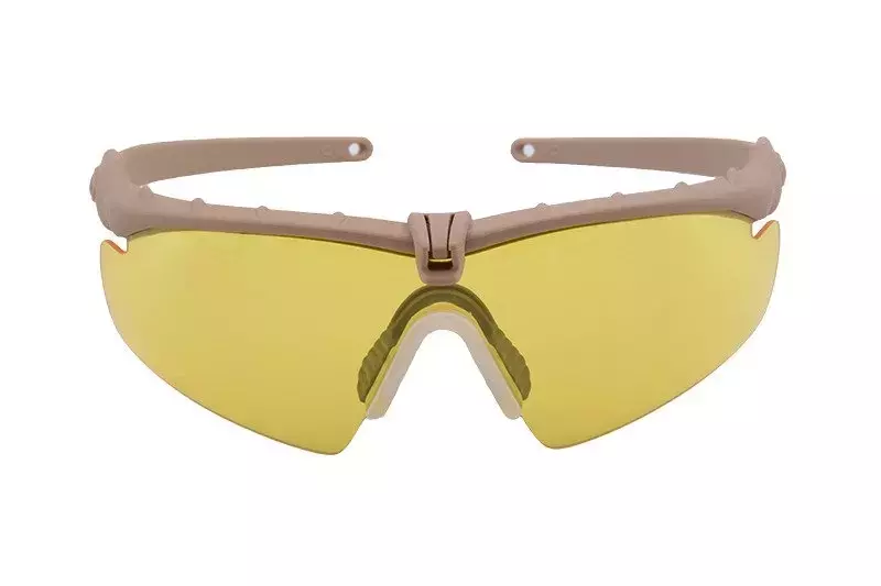 Gafas tácticas - Tan / Yellow