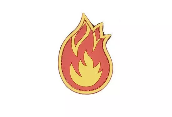 Naszywka 3D - Flame