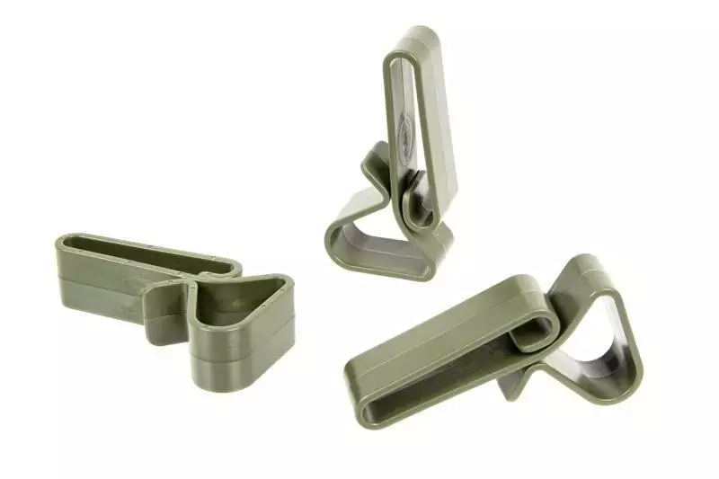 3 polymer buckles set - Olive Drab