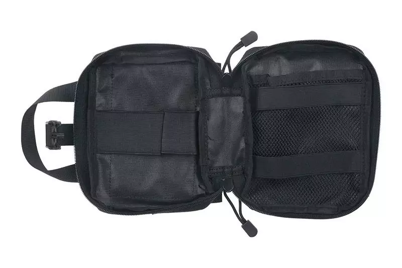 Small MOLLE Rip-Away Medical Pouch - Black