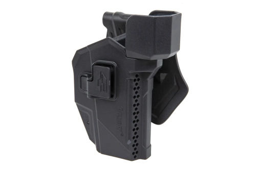Holster Amomax pour répliques de type Glock 19/23/32 avec optique (droitier) Noir