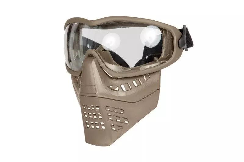 Masque avec lunettes de protection ANT - bronzé