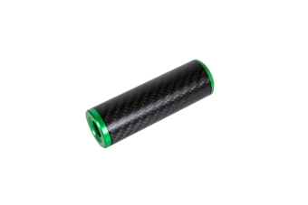 Silenciador de carbono 30x100mm - Verde