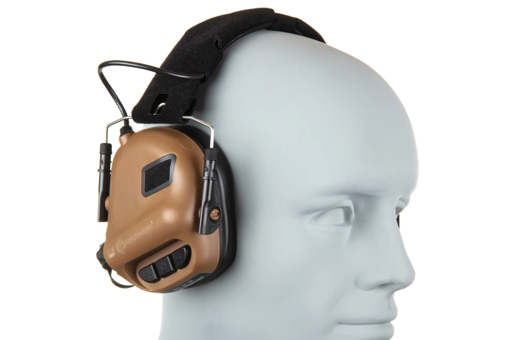 Aktywne ochronniki słuchu Earmor M31 MOD.4 Coyote Brown