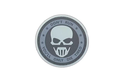 Naszywka 3D - Don't Run,You'll Die Tired