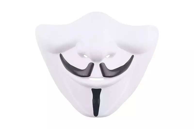 V-Mask - blanc