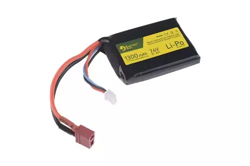 Akumulator LiPo 7.4V 1300mAh 1-modułowy 20/40C - T-Connect (Deans)