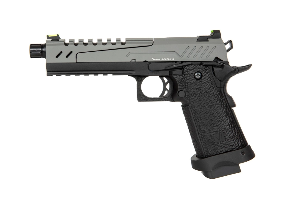 Replika pistoletu Hi-capa 5.1 Split Slide - szara / czarna