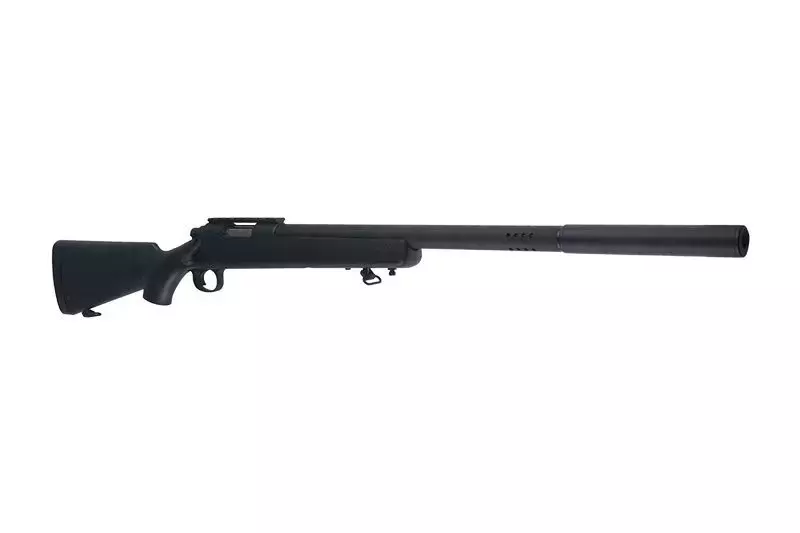Fusil de airsoft sniper SW-10KT (mejorado) - negro