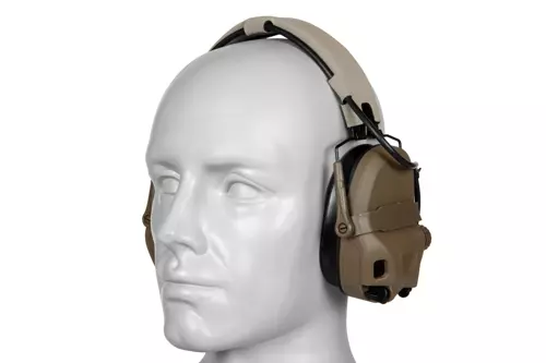 Auriculares activos tácticos HD-17 Gen 6 - Marrón