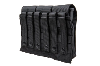 Porte-chargeur triple M4/M16 Specna Arms avec rabat Noir