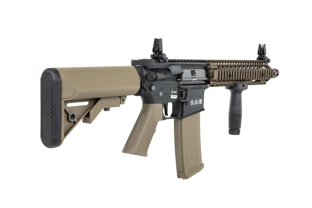 Airsoftová puška Specna Arms Daniel Defense® MK18 SA-P19 Prime™ HAL™ ETU s bezkomutátorovým motorem Chaos Bronze