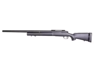 Fusil de airsoft rifle de francotirador SW-04 - negro