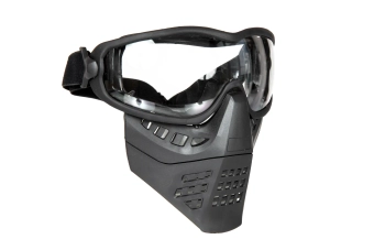 ANT mask with goggles - black