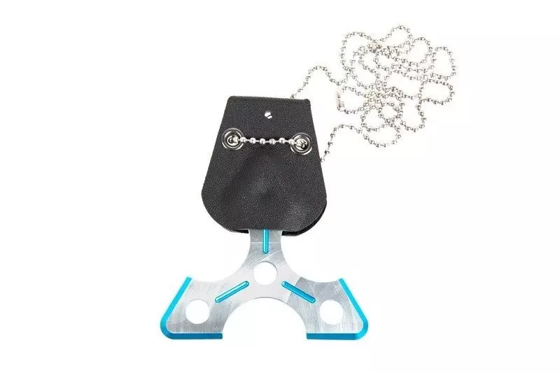 Collar/anillo Shuriken - azul