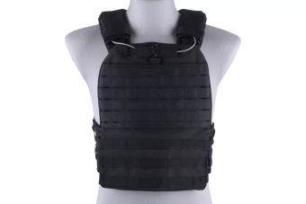 Kamizelka typu plate carrier molle/laser-cut - czarna