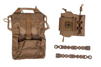 Taktická lékárnička s panelem Molle Wosport Coyote Brown