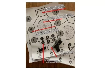 Aim Small Shooting Target - 50 Pcs