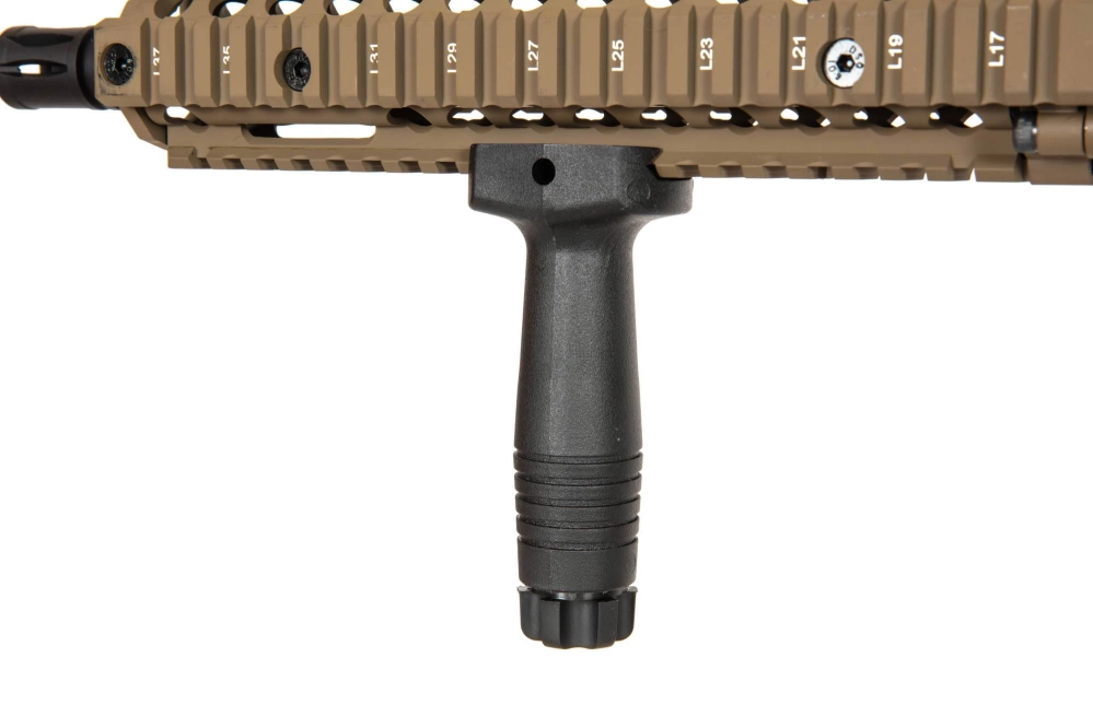 El fusil de airsoft Daniel Defense® MK18 SA-C19 CORE™ X-ASR™- Half-tan