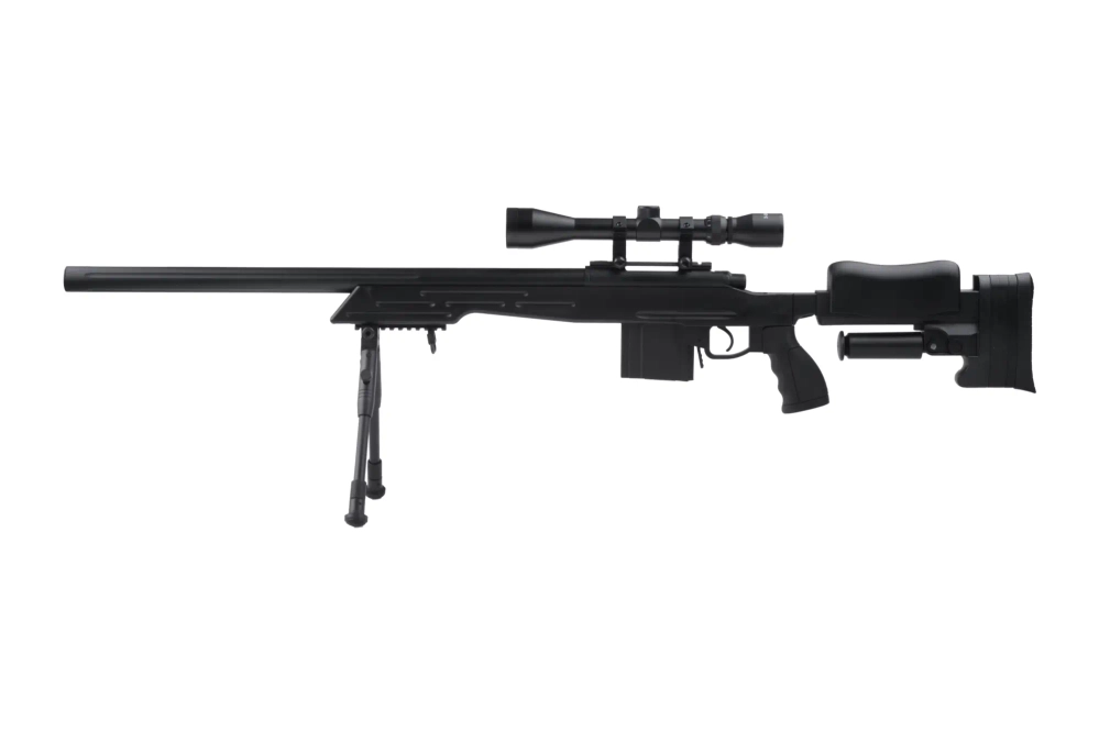 Airsoftová odstřelovací puška MB4413D - černá