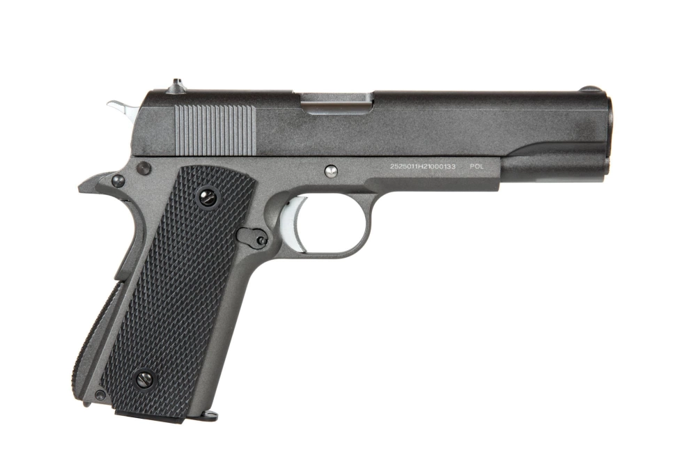 Pistolet airsoft G198 (CO2) - gris
