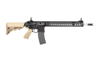 Airsoftová zbraň puškaaR15 SBR8 SP223 - černá/tan